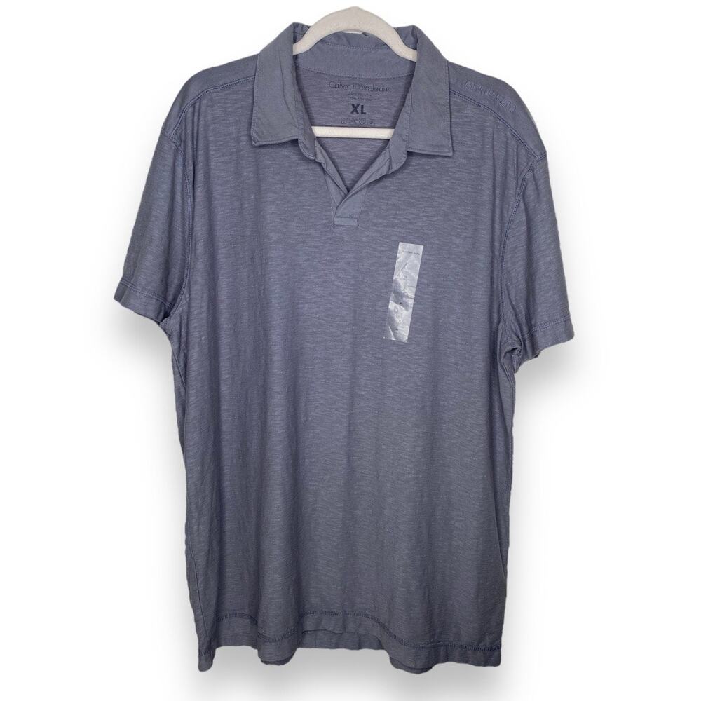 NWOT Men's Calvin Klein Grey Polo Shirt XL